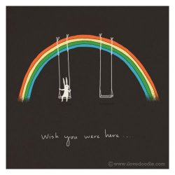 Мұқаба Rainbow - Wish you were here