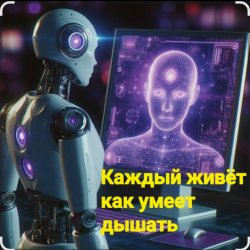 Мұқаба Нейросеть - Каждый живёт как умеет дышать