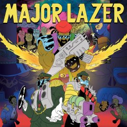 Мұқаба Major Lazer feat. Biggy, Leftside, GTA, Razz - Jet Blue Jet