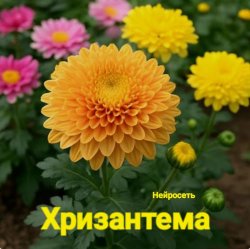 Мұқаба Нейросеть - Хризантема