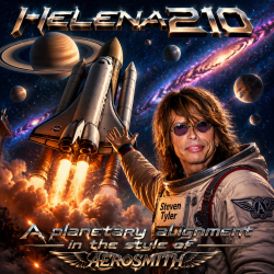 Мұқаба Helena210 - «A planetary alignment in the style of Aerosmith».