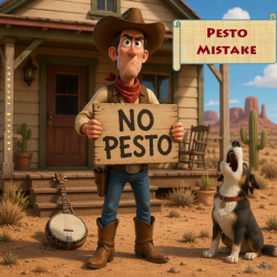 Мұқаба Алексей Торопат - Pesto Mistake