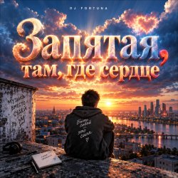 Мұқаба DJ FORTUNA - ЗАПЯТАЯ ТАМ, ГДЕ СЕРДЦЕ