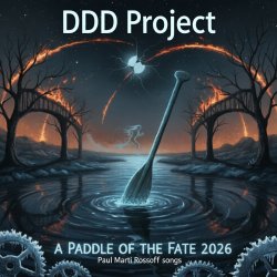 Мұқаба P.M.Rossoff & DDD Project - A Paddle of the Fate. Techno Remix 2026