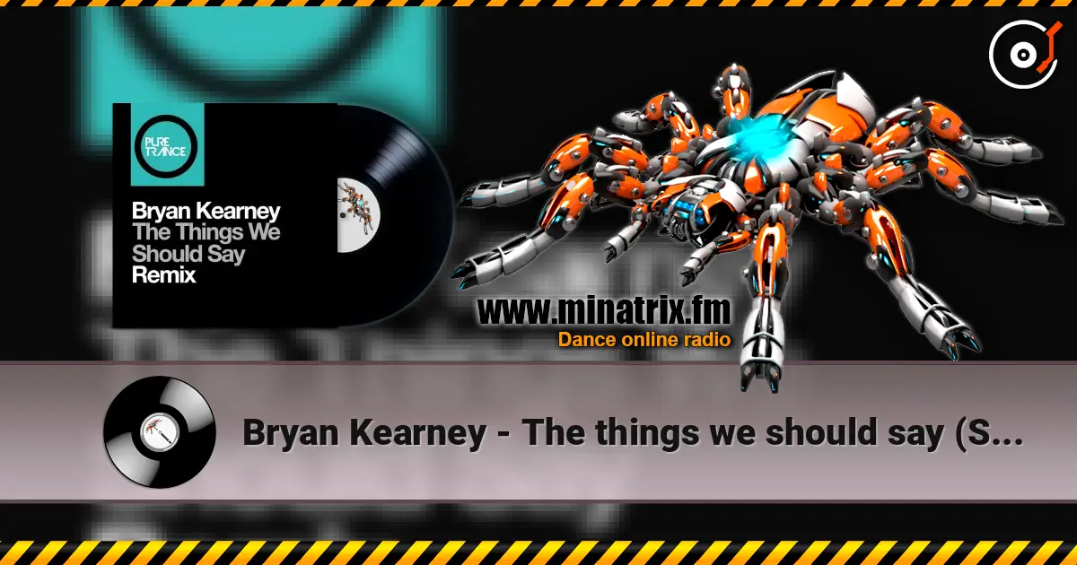 Bryan Kearney - The things we should say (Solarstone Pure remix) жоғары сапада онлайн тыңдау | Minatrix.FM