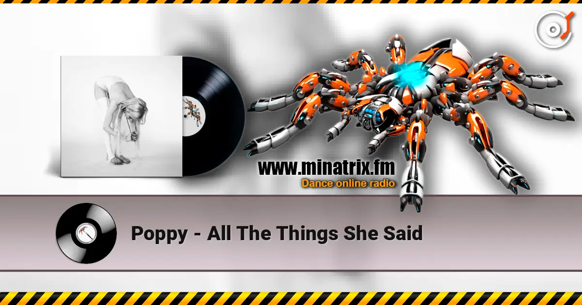 Poppy - All The Things She Said жоғары сапада онлайн тыңдау | Minatrix.FM