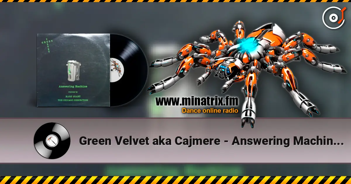 Green Velvet aka Cajmere - Answering Machine (Mark Grant's Greedy Beat Dub) жоғары сапада онлайн тыңдау | Minatrix.FM