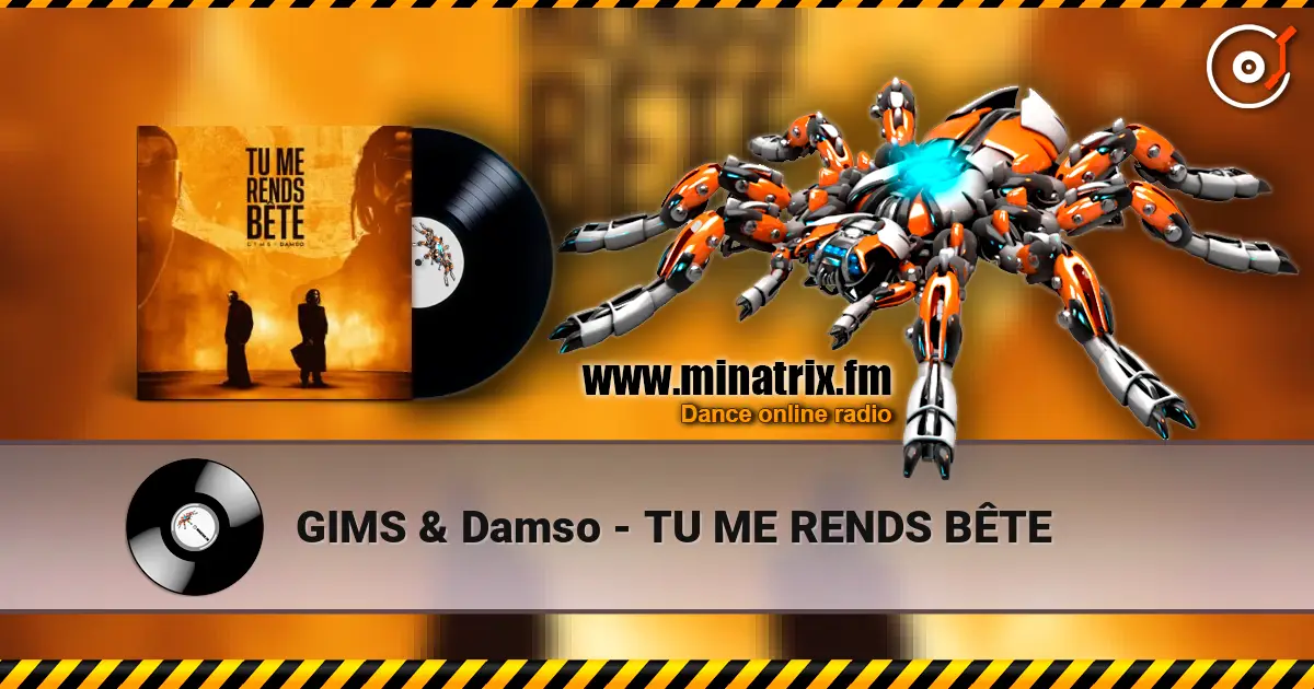 GIMS & Damso - TU ME RENDS BÊTE жоғары сапада онлайн тыңдау | Minatrix.FM