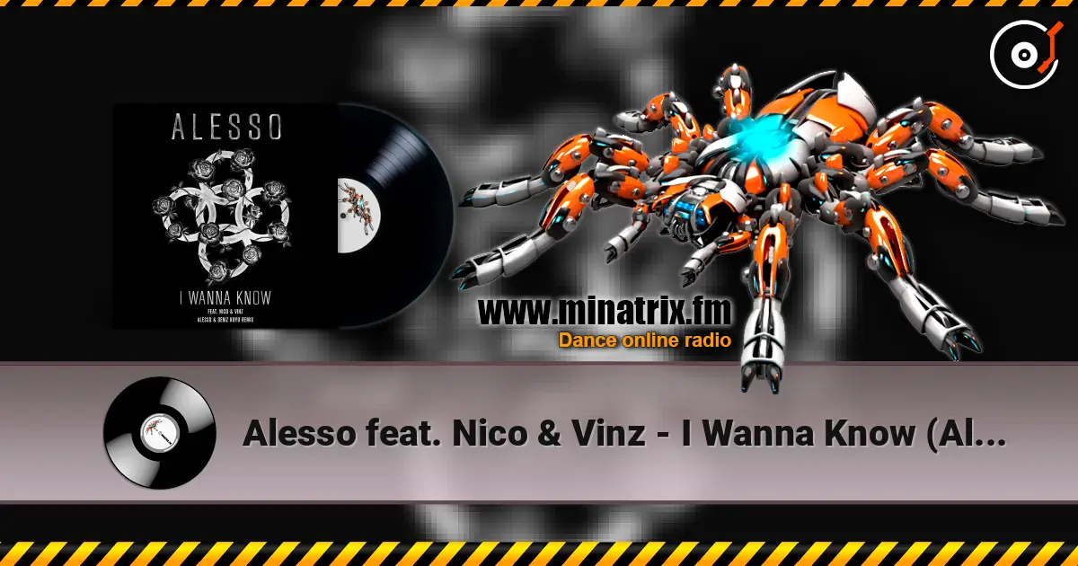 Alesso feat. Nico & Vinz - I Wanna Know (Alesso & Deniz Koyu Remix) жоғары сапада онлайн тыңдау | Minatrix.FM