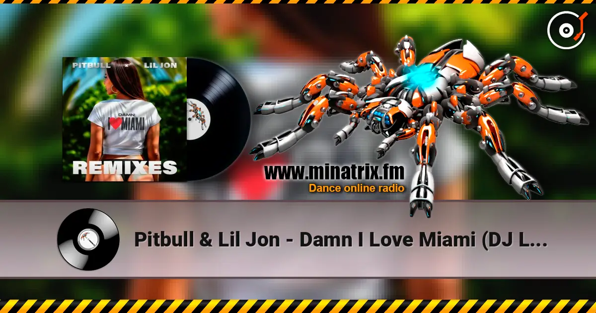 Pitbull & Lil Jon - Damn I Love Miami (DJ Laz Miami Bass Remix & DJ Julian & Danny D) жоғары сапада онлайн тыңдау | Minatrix.FM