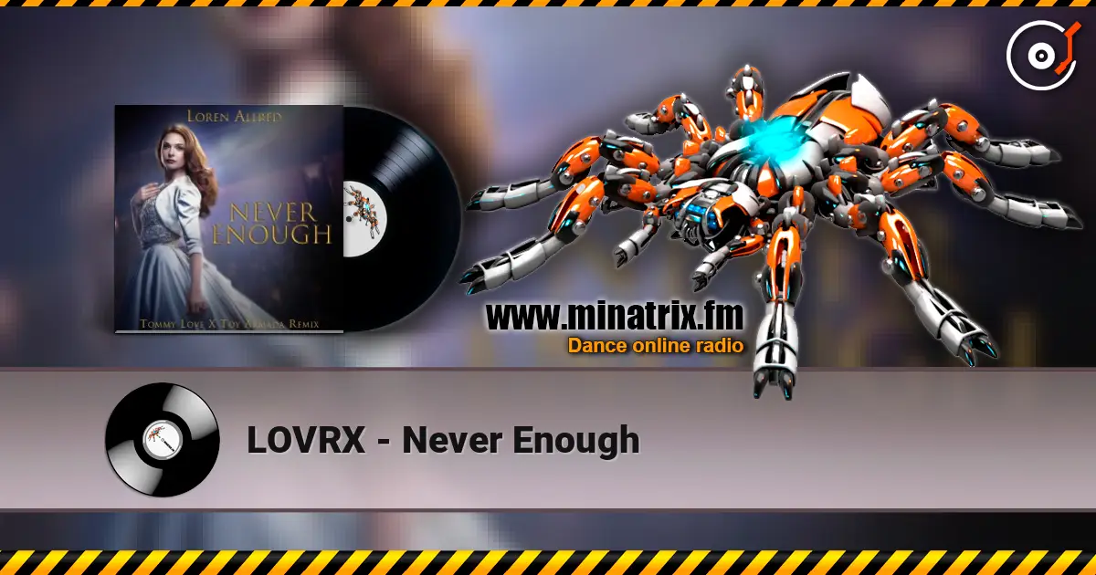 LOVRX - Never Enough жоғары сапада онлайн тыңдау | Minatrix.FM