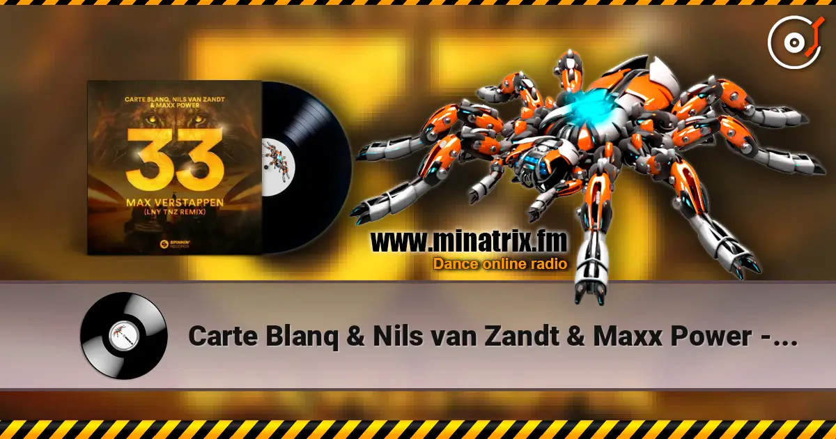 Carte Blanq & Nils van Zandt & Maxx Power - 33 Max Verstappen (LNY TNZ Remix) жоғары сапада онлайн тыңдау | Minatrix.FM
