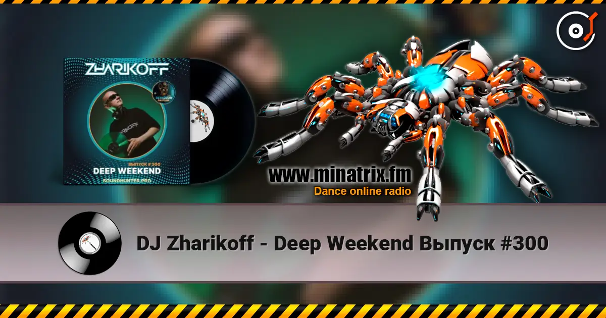 DJ Zharikoff - Deep Weekend Выпуск #300 жоғары сапада онлайн тыңдау | Minatrix.FM