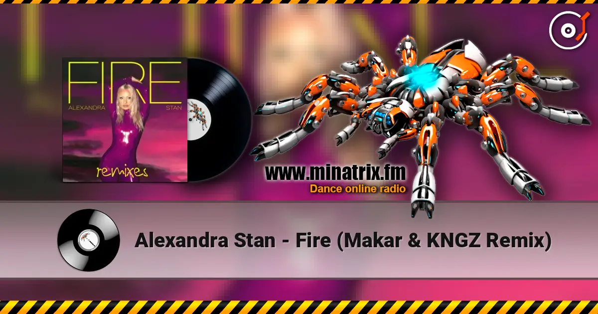 Alexandra Stan - Fire (Makar & KNGZ Remix) жоғары сапада онлайн тыңдау | Minatrix.FM