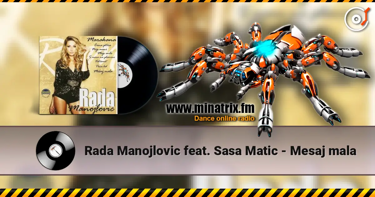 Rada Manojlovic feat. Sasa Matic - Mesaj mala жоғары сапада онлайн тыңдау | Minatrix.FM