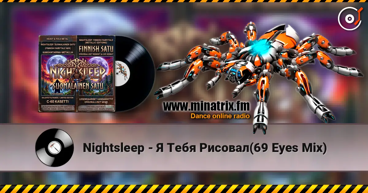 Nightsleep - Я Тебя Рисовал(69 Eyes Mix) жоғары сапада онлайн тыңдау | Minatrix.FM