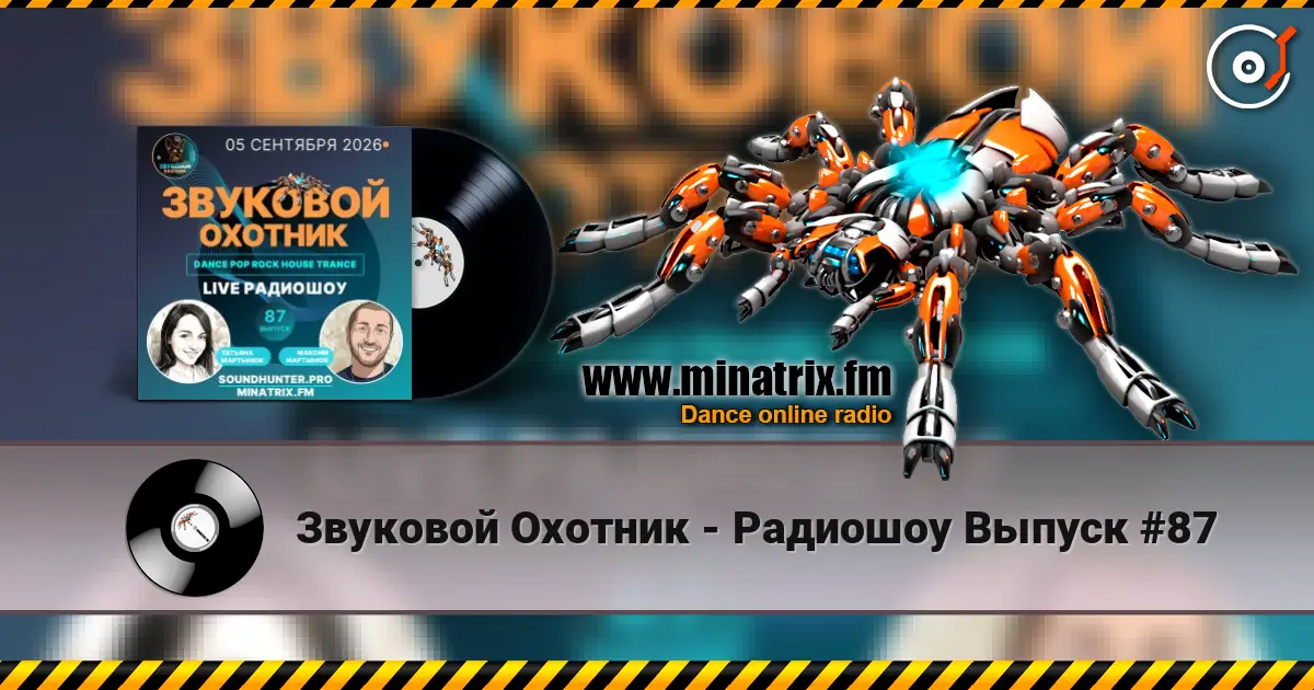 Звуковой Охотник - Радиошоу Выпуск #87 жоғары сапада онлайн тыңдау | Minatrix.FM