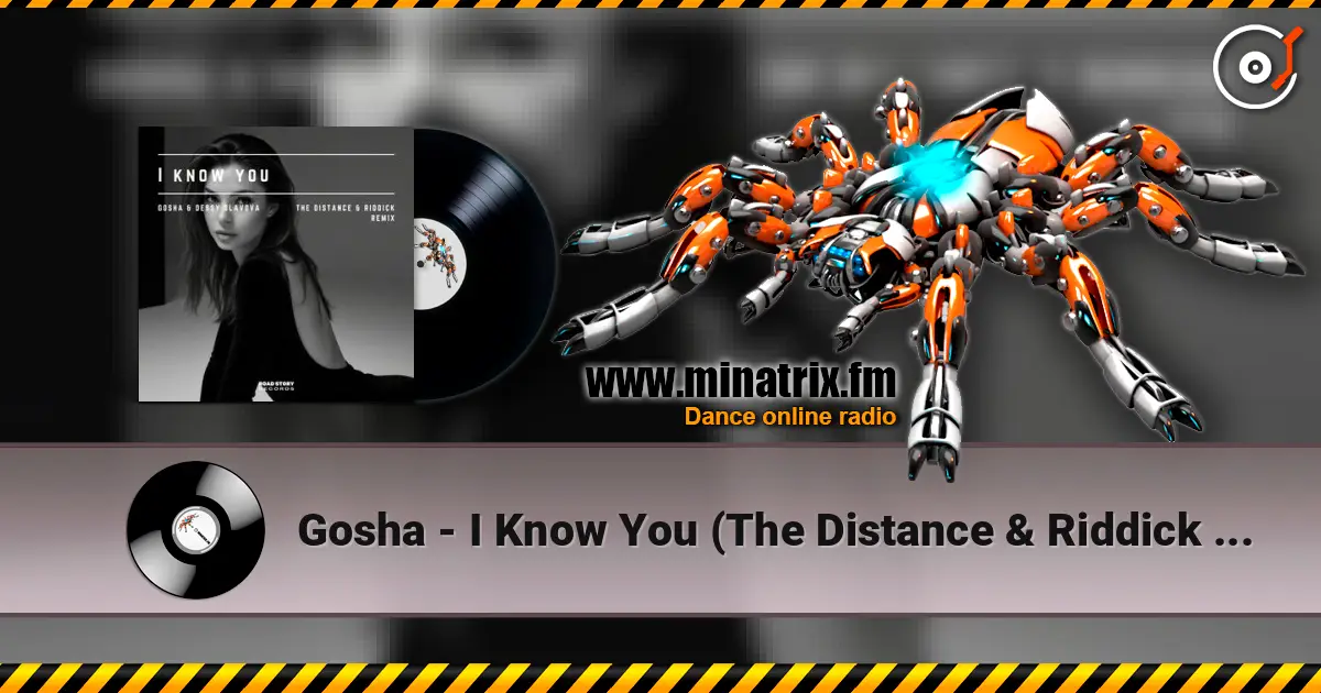 Gosha - I Know You (The Distance & Riddick Remix) жоғары сапада онлайн тыңдау | Minatrix.FM