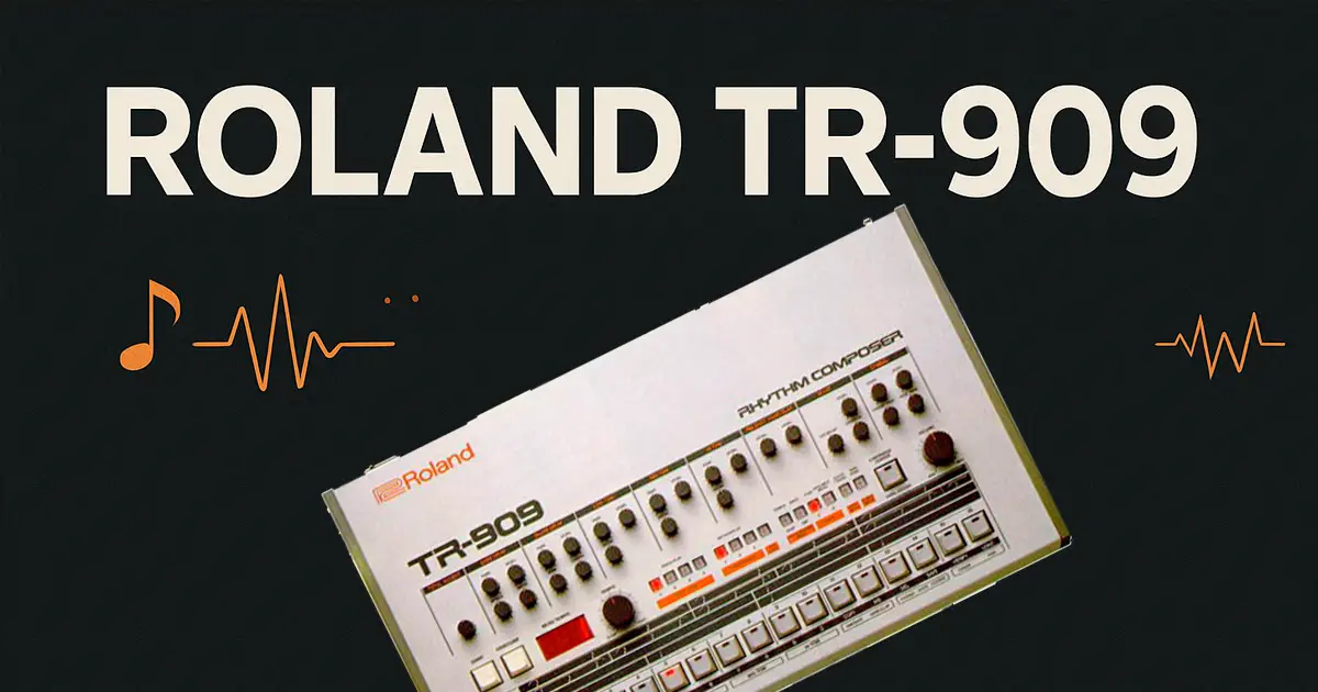 Roland TR-909 — машина ритма, изменившая электронную музыку навсегда [kz]
