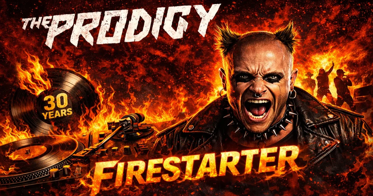 The Prodigy переиздают винил Firestarter к 30-летию — культовый сингл возвращается [kz]